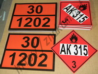 Знаки опасности. Маркировка опасных грузов. ДОПОГ (ADR) 2011.