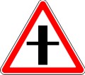 Пересечение с второстепенной дорогой