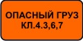 Класс опасного груза