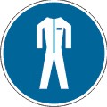 Работать в защитной одежде