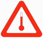 Маркировочный знак повышенной температуры